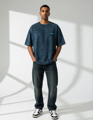 Unisex Acid Washed Oversized Tee