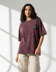 Unisex Acid Washed Oversized Tee